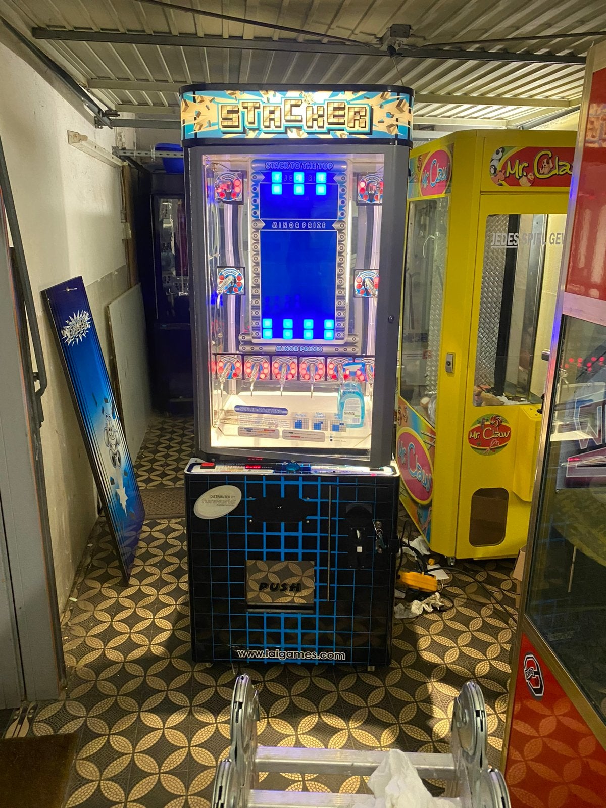 Stacker, Ophalen