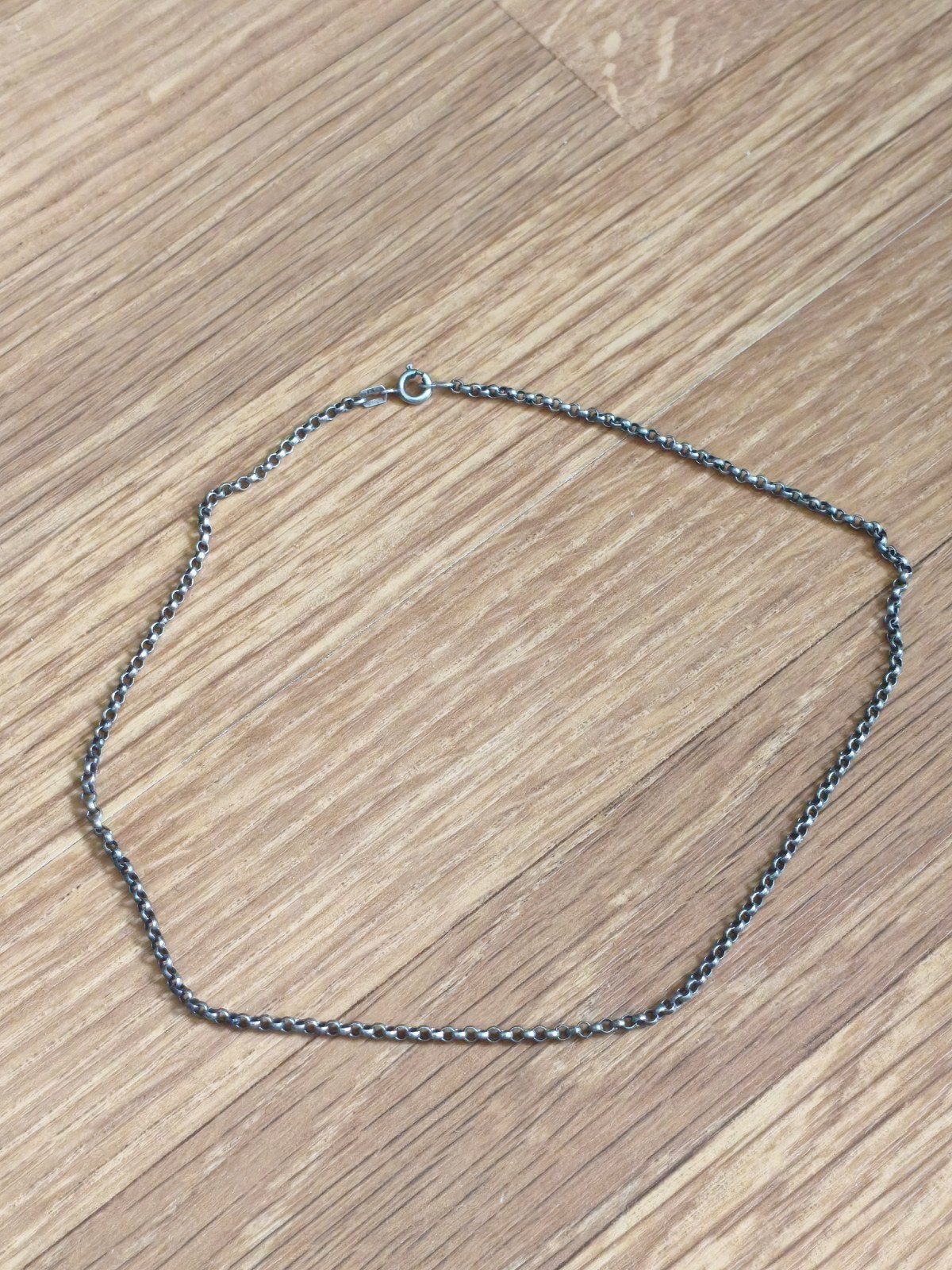 Zilveren ketting, Ophalen of Verzenden, Gebruikt, Zilver, Zilver