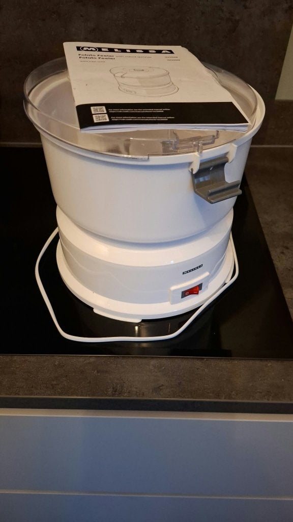Melissa Aardappelschilmachine, Overige typen, Kunststof, Ophalen of Verzenden, Zo goed als nieuw