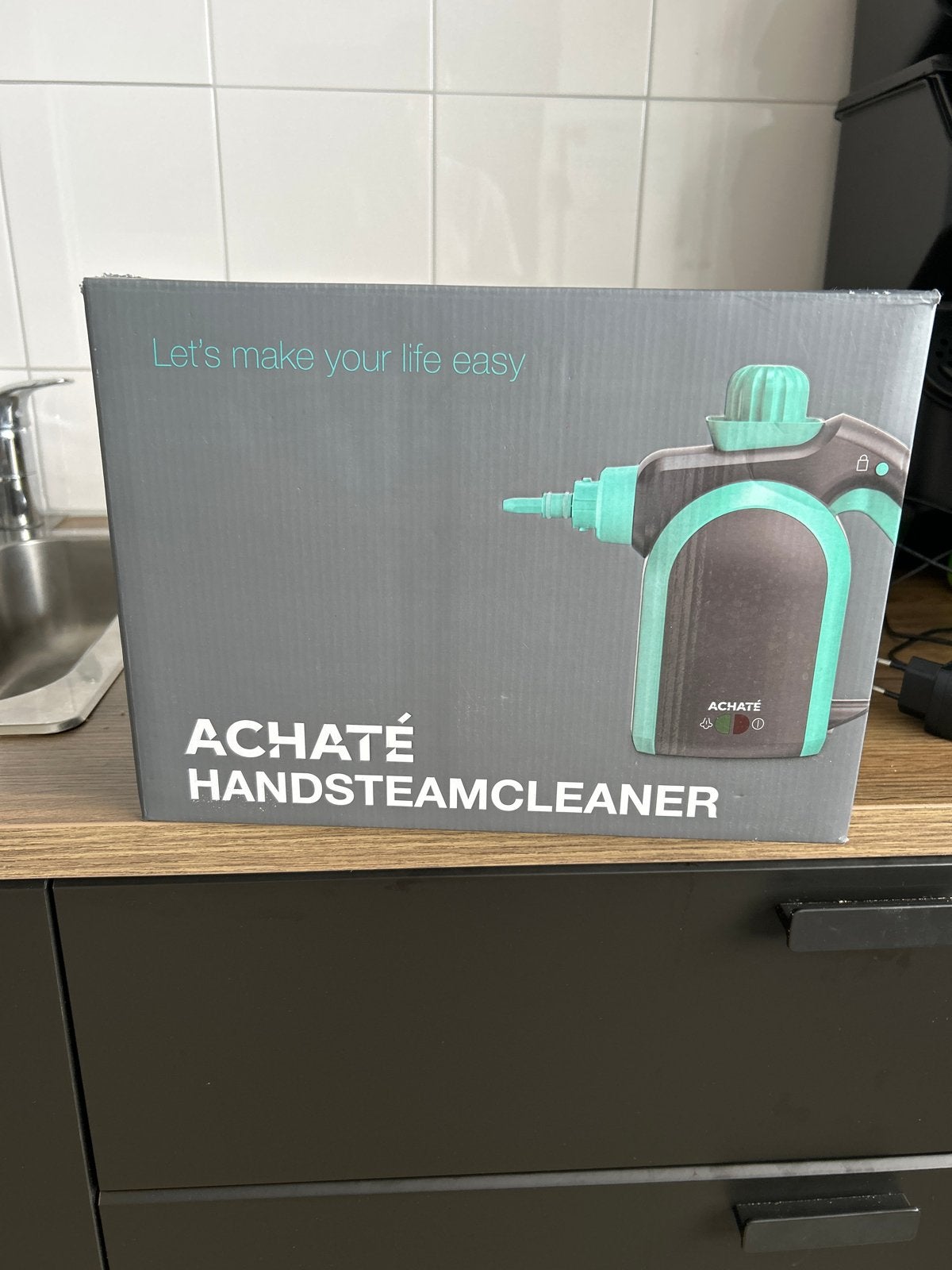 ACHATÉ Handstoomreiniger - 2x gebruikt, Overige merken, Verzenden, Nieuw, Stoomreiniger