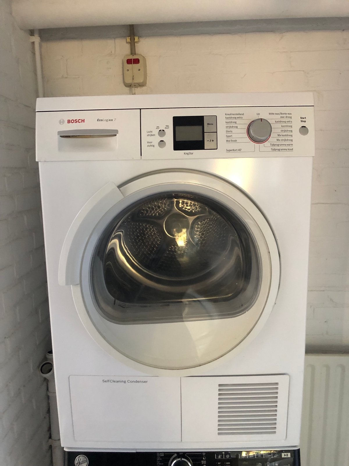 Bosch Ecologixx 7 Condensdroger, Witgoed en Apparatuur, Ophalen, 6 tot 8 kg, Zo goed als nieuw, Voorlader