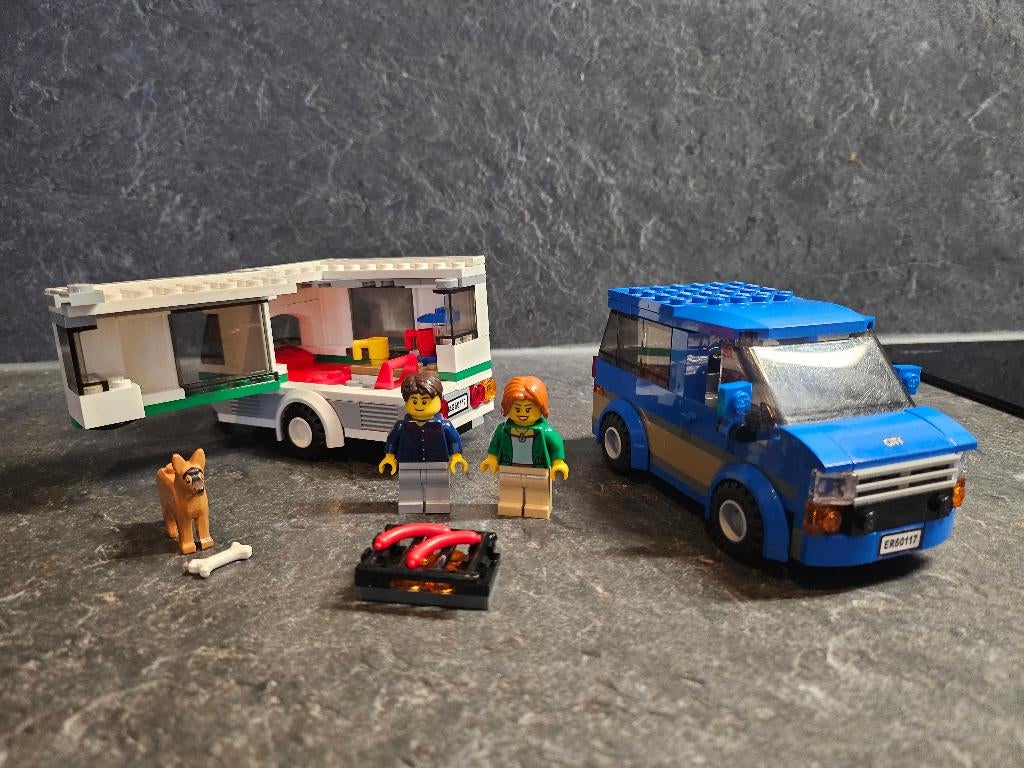 Lego City Busje & Caravan 60117, Compleet, City, Lego, Ophalen of Verzenden