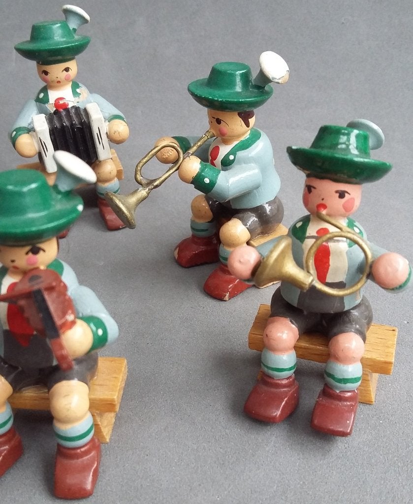 Omstreeks 1960-1980 Ertsgebergte MINIATUUR Orkest Bergmannen, Ophalen of Verzenden