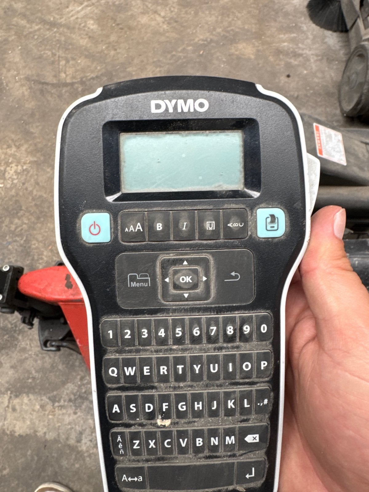 Dymo LabelManager 160 labelprinter, Computers en Software, Ophalen of Verzenden, Gebruikt, Qwerty, Tape-label