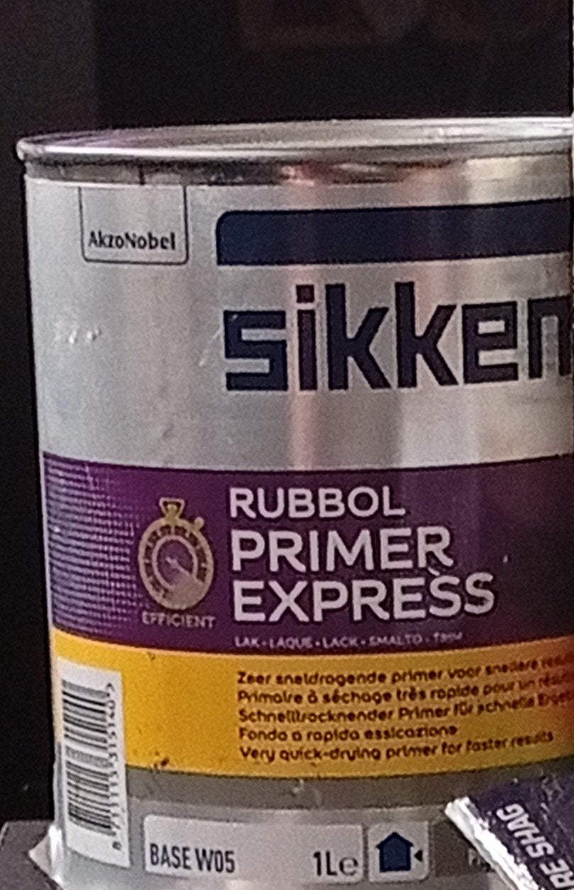 Sikkens Rubbol Primer Express - Sneldrogende Grondverf, Doe-het-zelf en Verbouw, Verf, Beits en Lak, Minder dan 5 liter, Ophalen of Verzenden