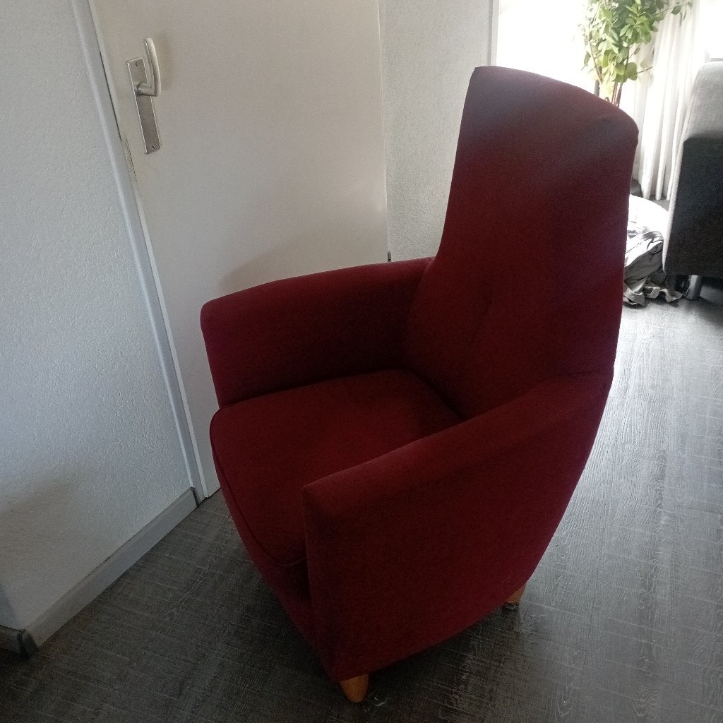 Fauteuil, Huis en Inrichting, Fauteuils, Ophalen, 75 tot 100 cm, Zo goed als nieuw, Stof