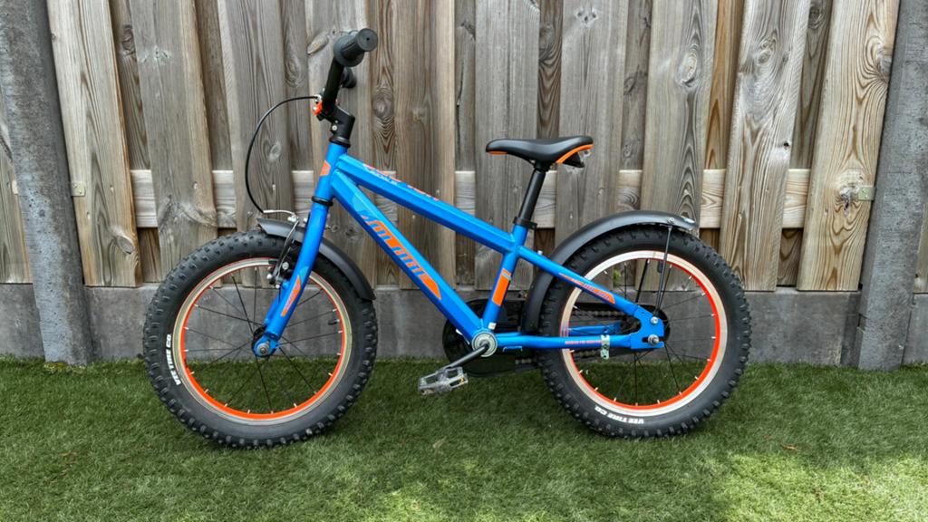 Volare kinderfiets, 16 inch, blauw, Ophalen, Zo goed als nieuw, Terugtraprem, 16 tot 20 inch