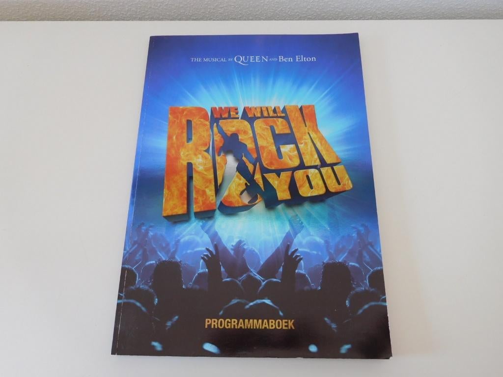 we will rock you programmaboek anastacia, Ophalen of Verzenden, Zo goed als nieuw