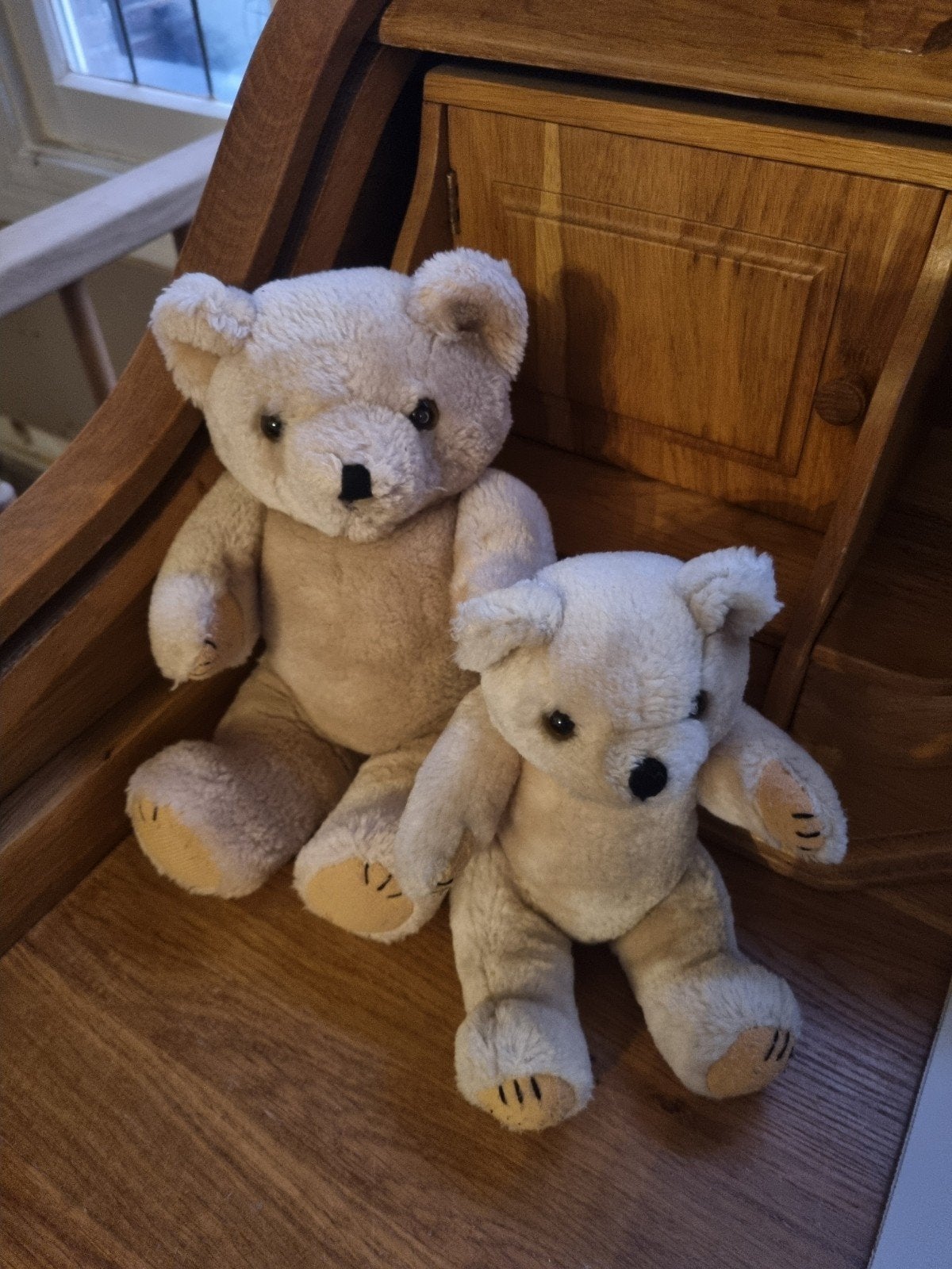 2 teddyberen, Verzamelen, Ophalen, Stoffen beer, Overige merken