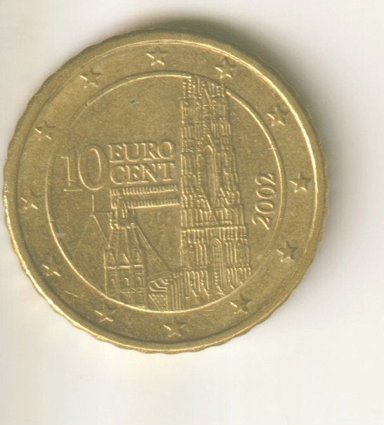 10 cent 2002 oostenrijk, Postzegels en Munten, Munten | Europa | Euromunten, Verzenden, Oostenrijk, 10 cent