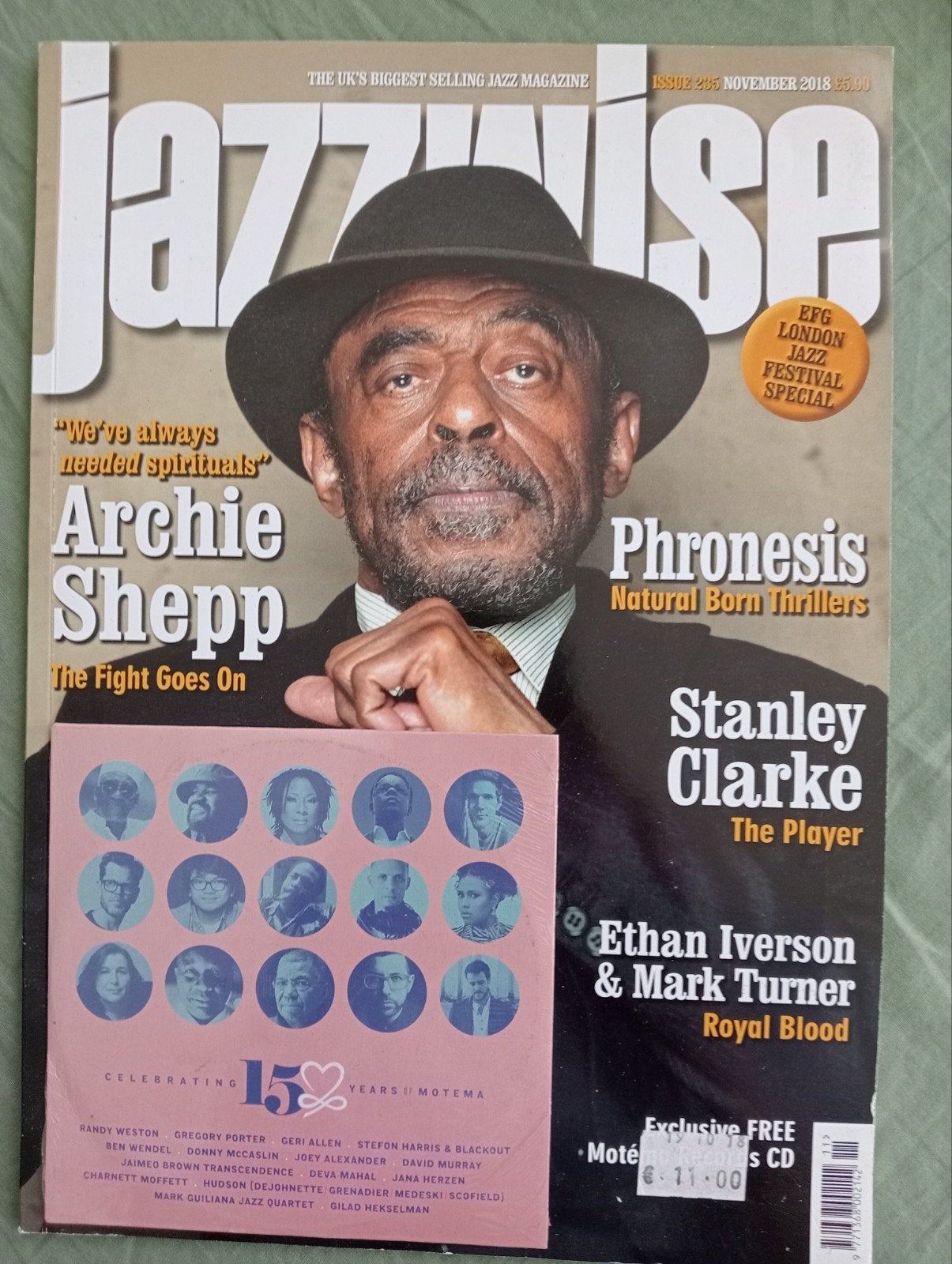 Jazzwise Magazine november 2018 met CD, Ophalen of Verzenden, Gelezen, Muziek, Film of Tv