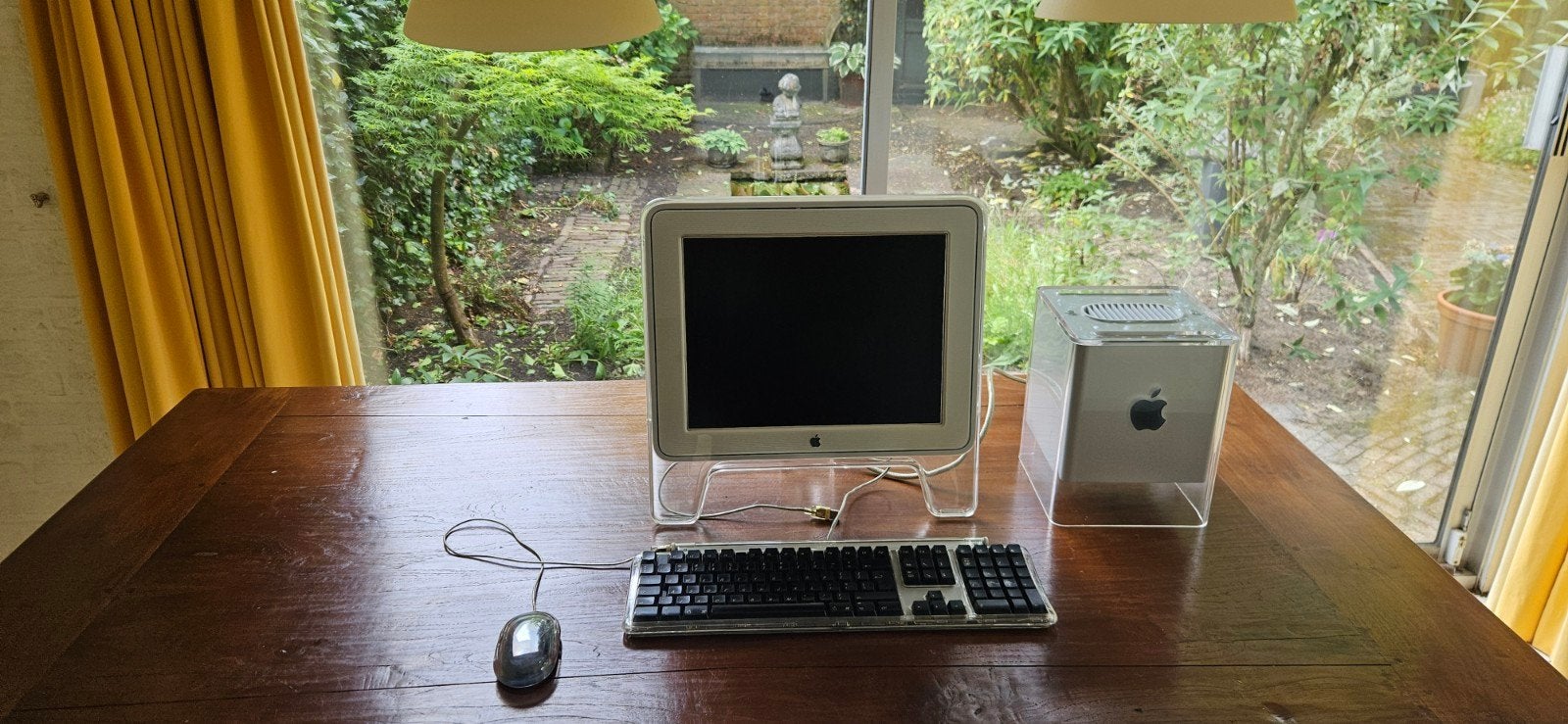 Apple Cube Toetsenbord en Muis Set (Zonder Stroomkabel), Muis, Gebruikt, Toetsenbord en muis-set, Ophalen of Verzenden