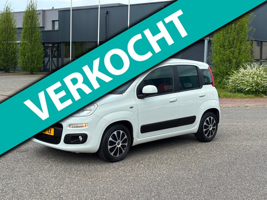 Fiat Panda 0.9 TwinAir Lounge Airco Bleutooth, Voorwielaandrijving, Gebruikt, Panda, Wit