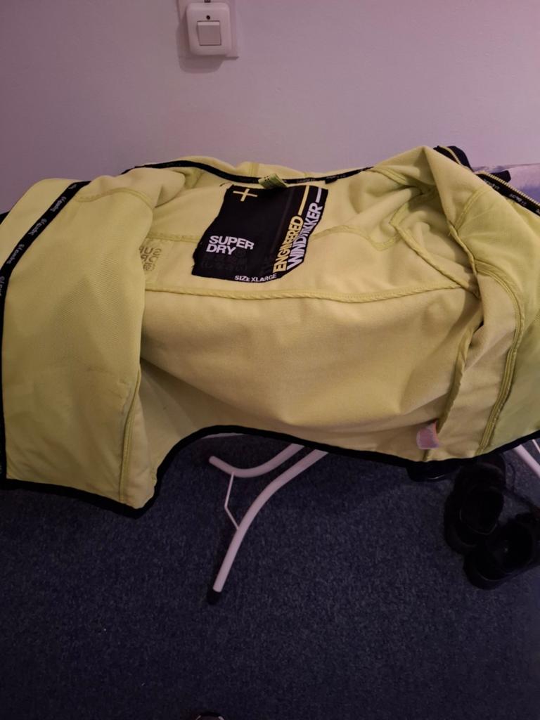 Superdry windjack xl blauw, Ophalen of Verzenden, Zo goed als nieuw