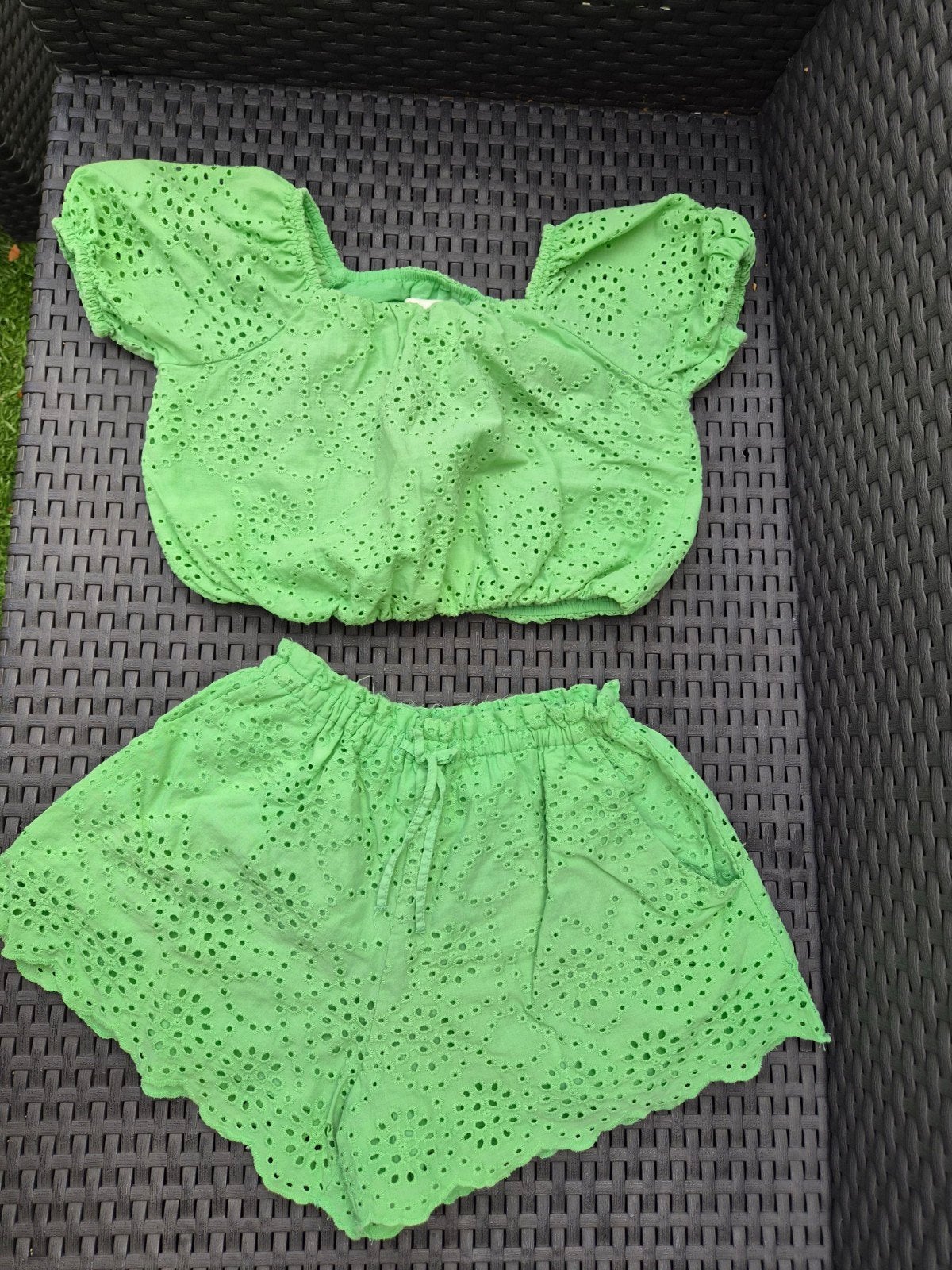 Zara set 122 top met bijpassend broekje - Zo goed als nieuw, Ophalen of Verzenden, Zo goed als nieuw, Zara, Meisje