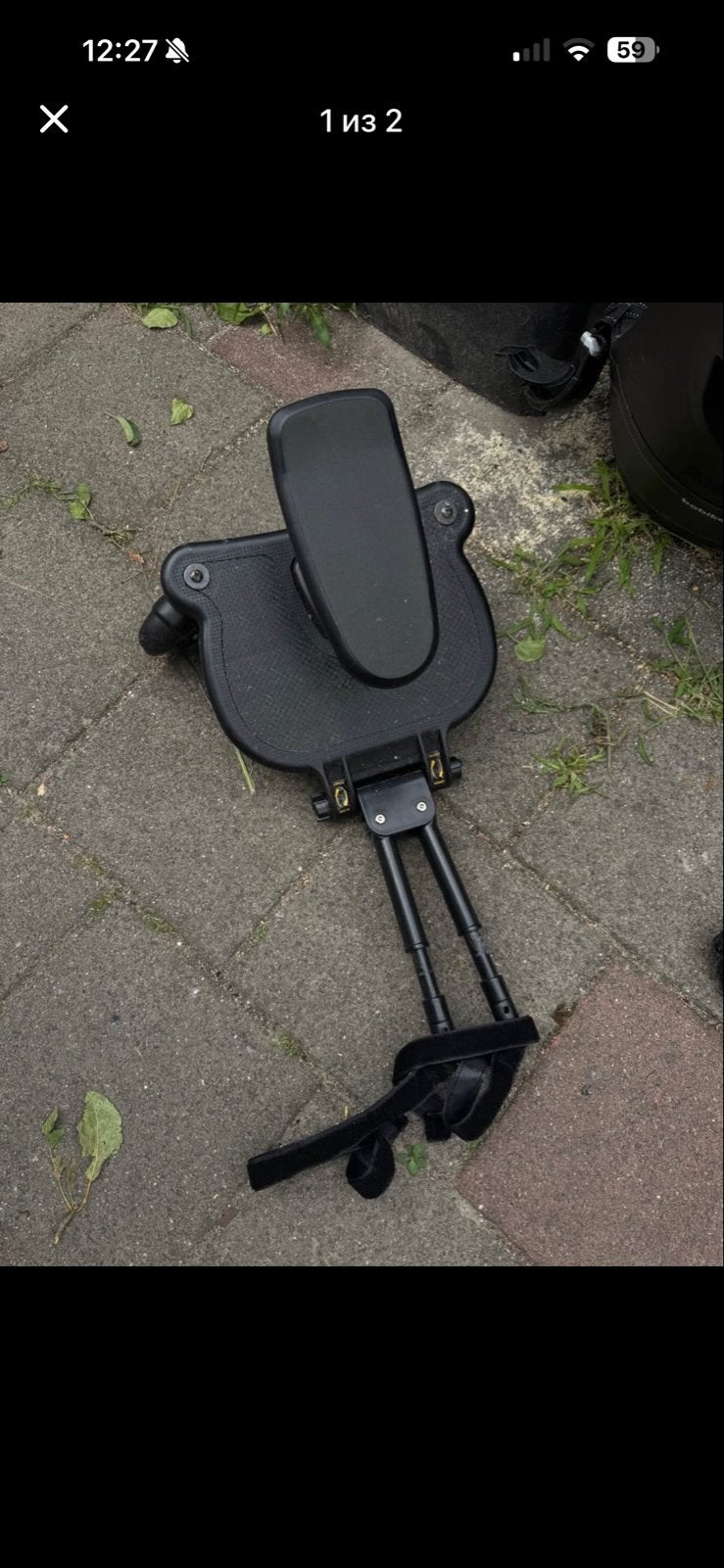 HeppieBabie Meerijdplankje met zitje voor kinderwagen, Ophalen, Gebruikt, Kinderwagen, Overige merken