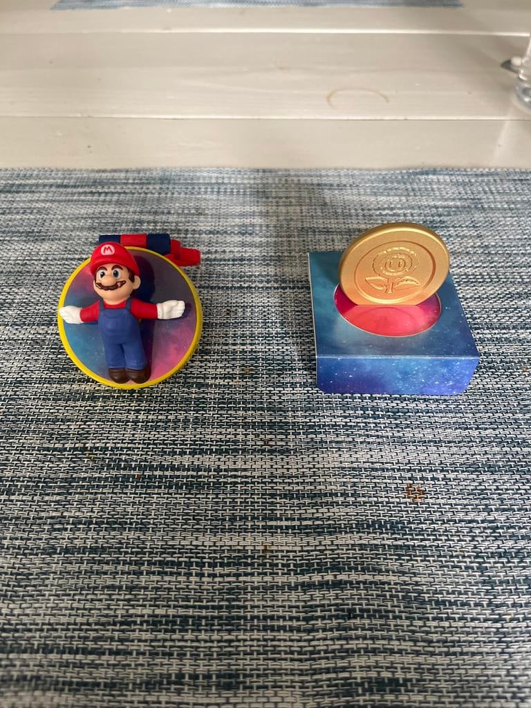 Mario Bros McDonald's Speelgoed - Mario en Munt, Ophalen of Verzenden, Zo goed als nieuw, Jongen of Meisje