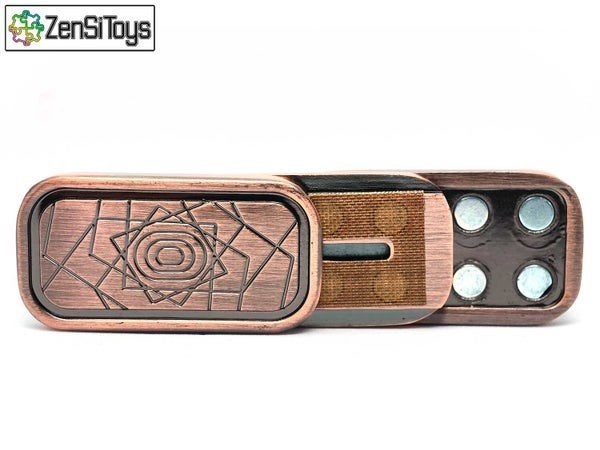 Fidget Slider 3 Laags Koper €8,95, ZenSiToys, Nieuw, Ophalen of Verzenden, ZenSiToys