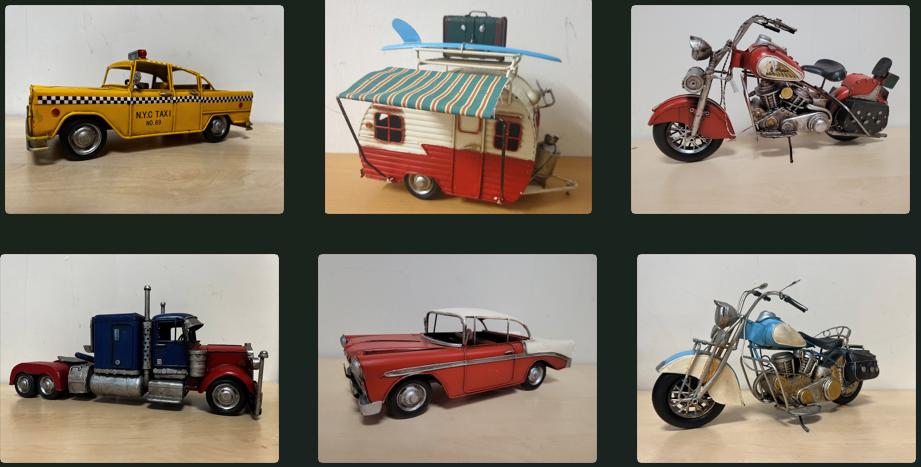 Sleepauto takelwagen rood zwart miniatuur metalen decoratie, Overige merken, Info@deconoord.nl, Auto, Deco Noord