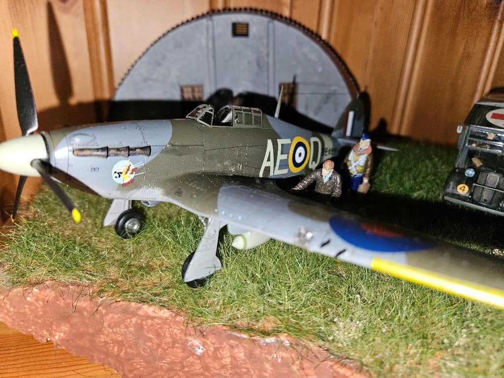 Diorama 1/48, Ophalen of Verzenden, Zo goed als nieuw, 1:35 tot 1:50, Diorama
