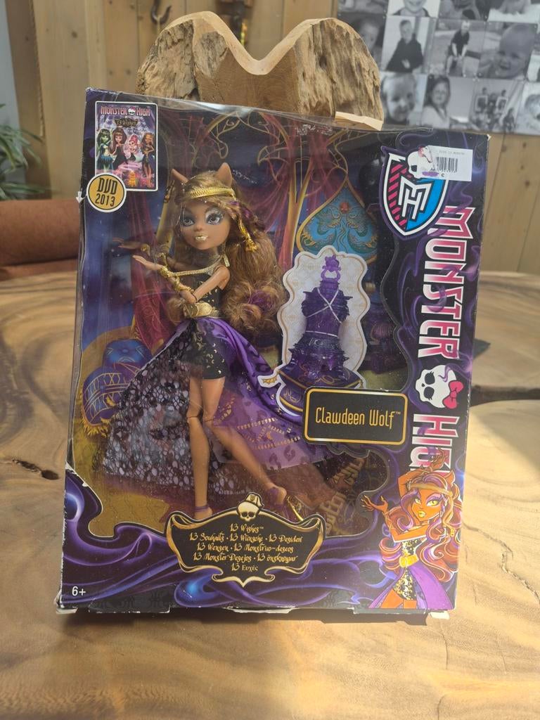 Monster High Clawdeen Wolf pop - DVD 2013 editie, Kinderen en Baby's, Speelgoed | Poppen, Ophalen of Verzenden