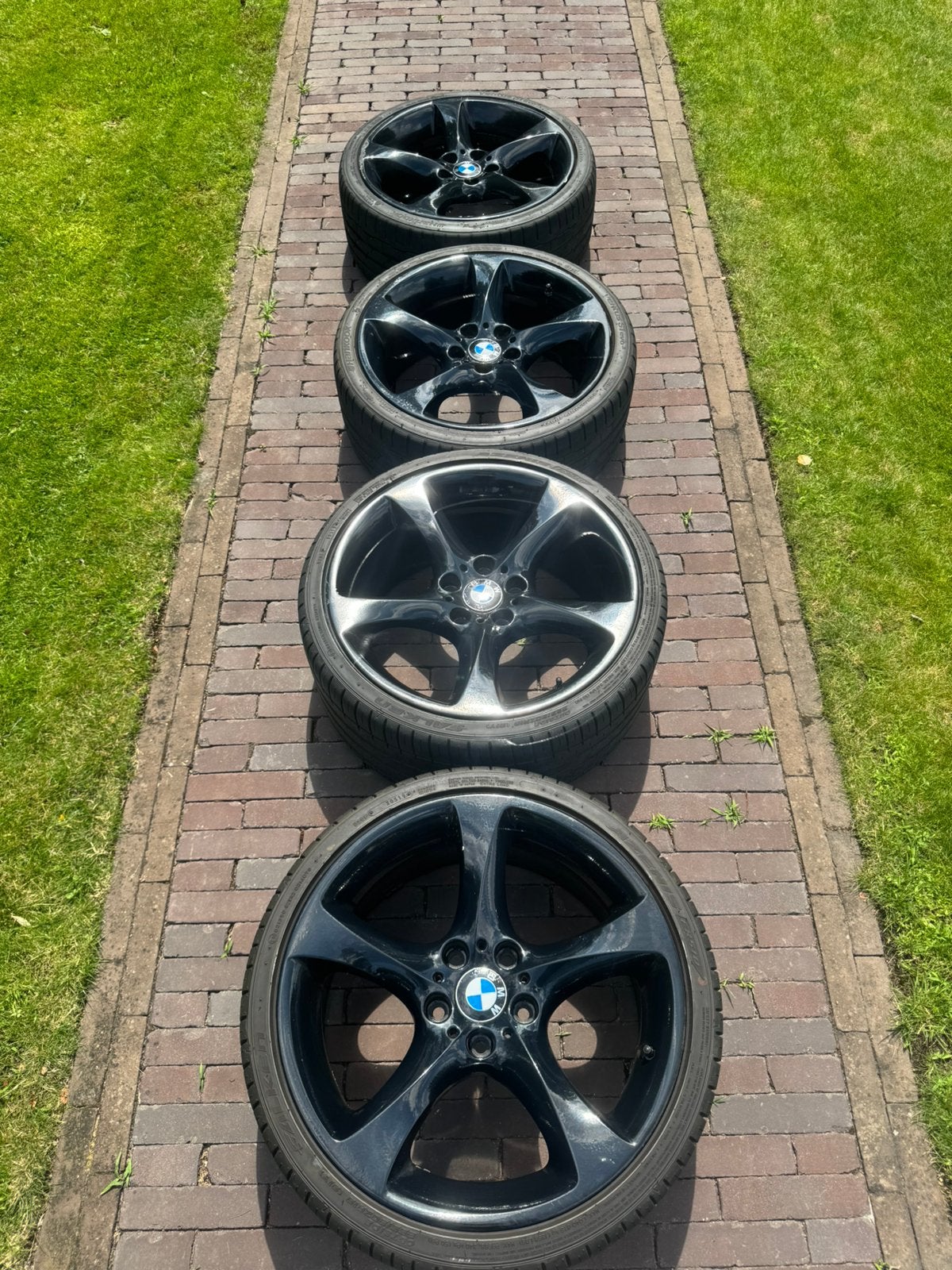 Bmw style 230 BBS velgen breedset zwart, Ophalen, Gebruikt, BMW