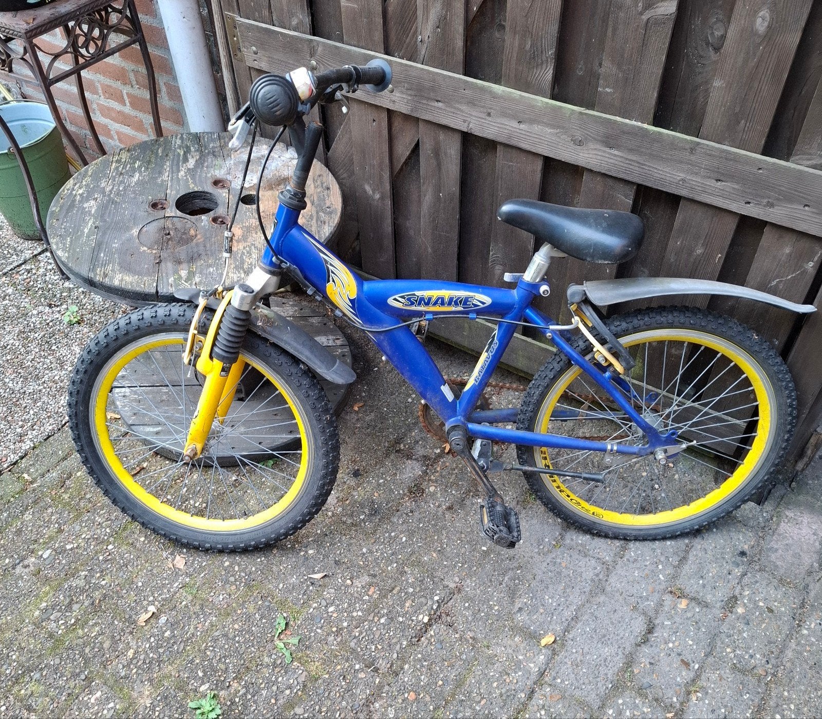 Kinderfietsje, Ophalen, Gebruikt