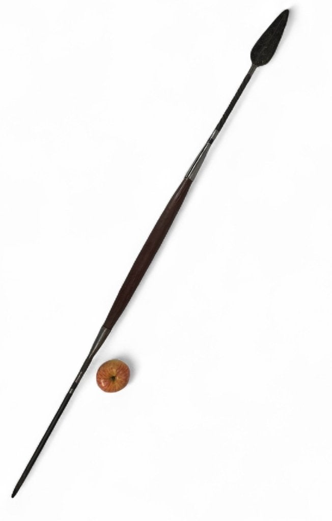 977. Masai speer, Kenia - hout en metaal, Afrika, 20e eeuw, Antiek en Kunst, Afrika, Ophalen of Verzenden, Wapen, 127 cm