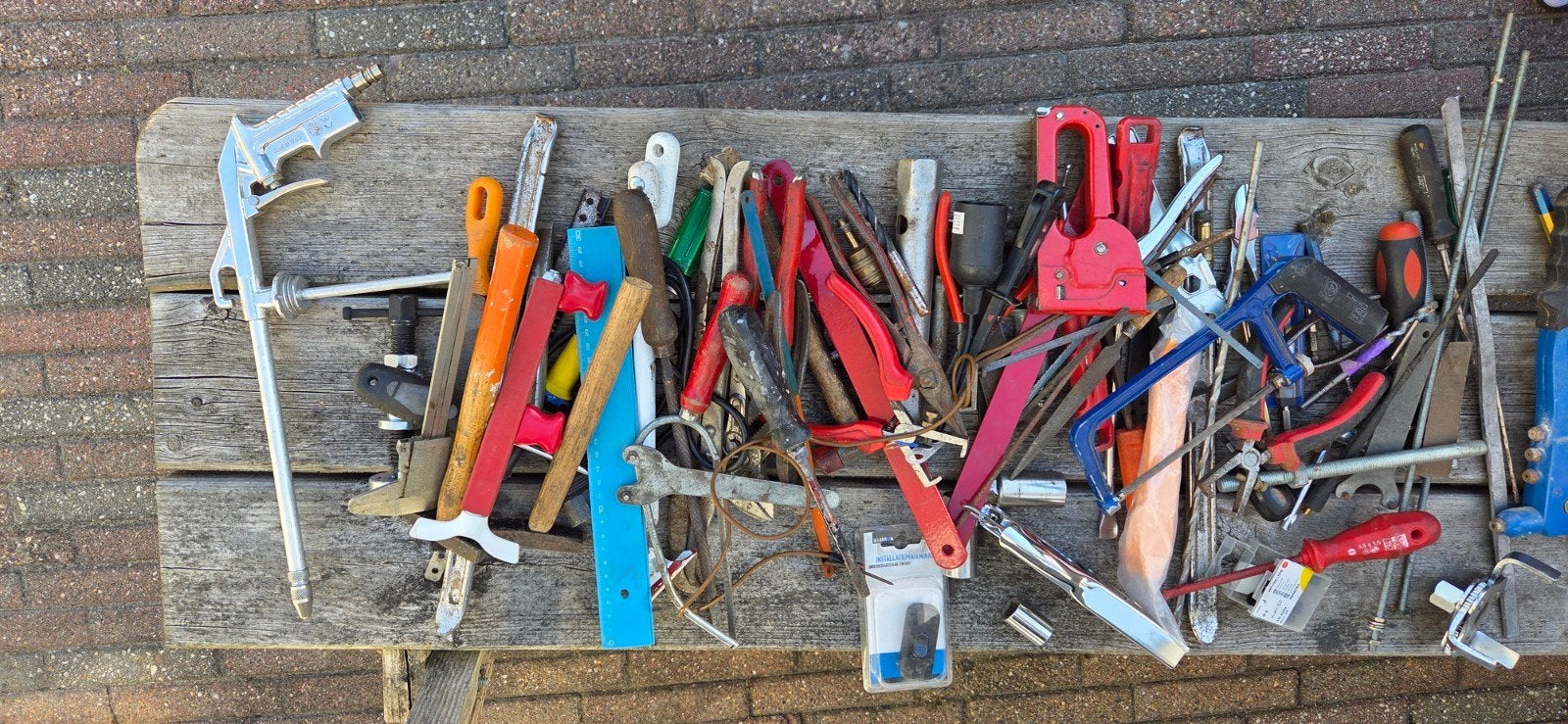 Grote partij divers handgereedschap, Doe-het-zelf en Verbouw, Gereedschap | Handgereedschap, Ophalen of Verzenden, Gebruikt, Schroevendraaier