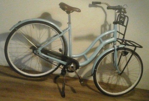 nette Dames fiets met licht en voor rek Groningen, Ophalen