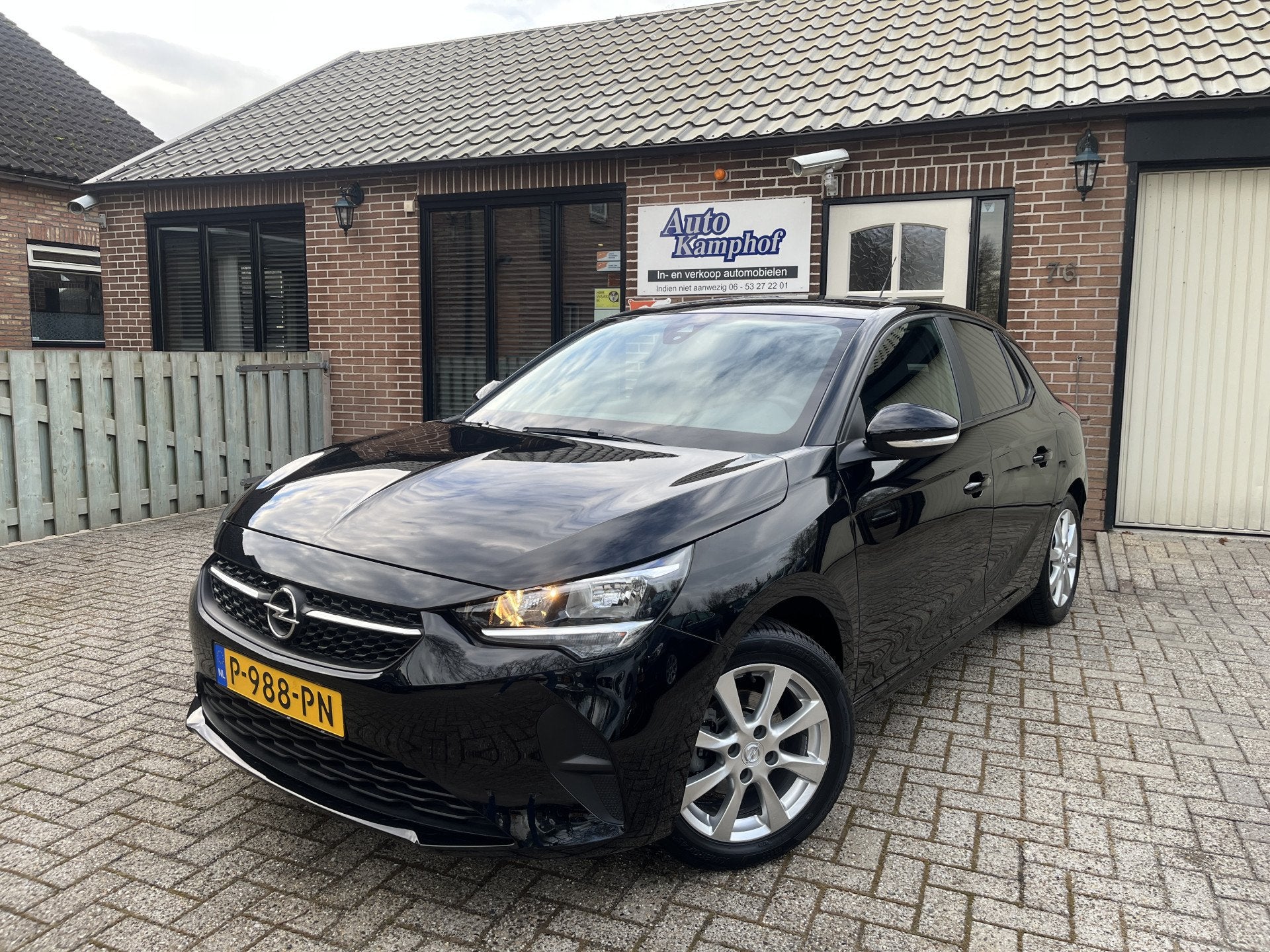 Opel Corsa 1.2 Edition Navi DAB 16" (bj 2022), Auto's, Voorwielaandrijving, Stof, 1199 cc, Zwart