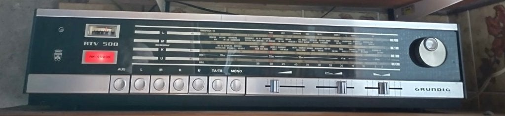 Radio Grundig RTV 500, Ophalen of Verzenden, Gebruikt, Radio