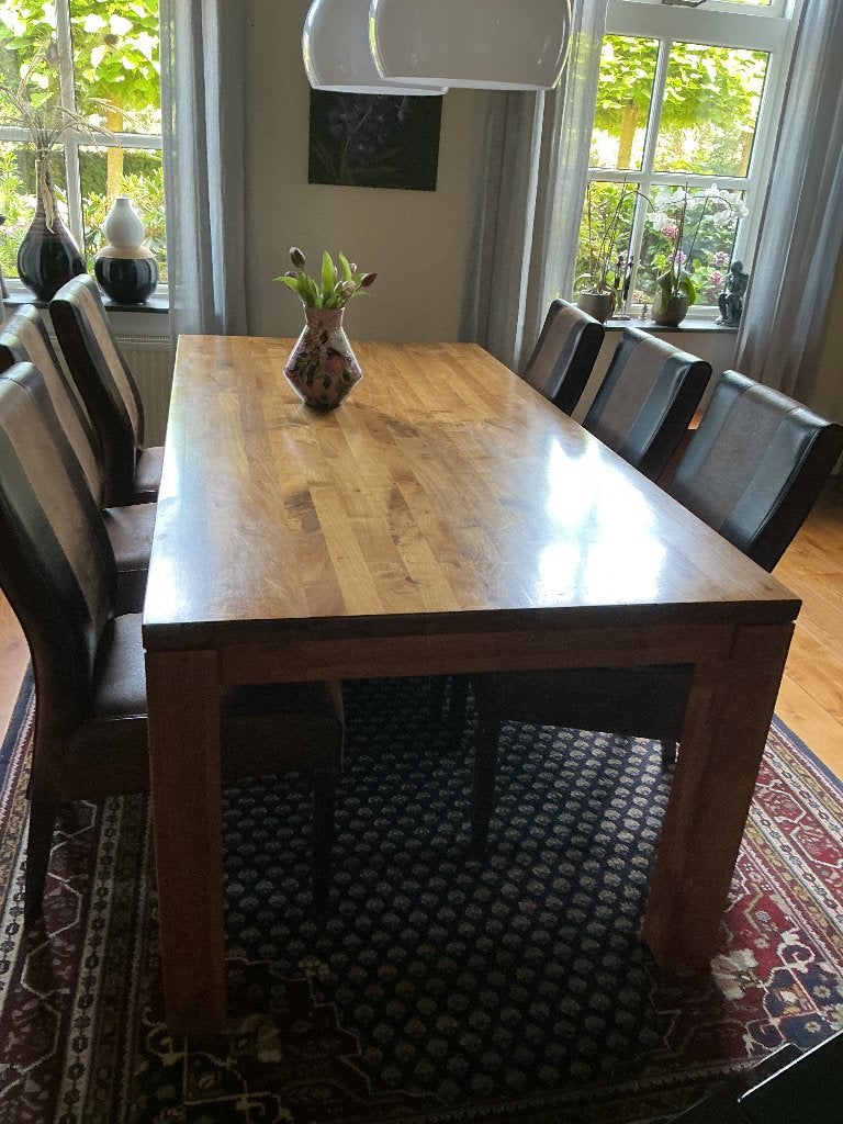 Eethoek, Huis en Inrichting, Ophalen, Gebruikt, 50 tot 100 cm, Vijf personen of meer