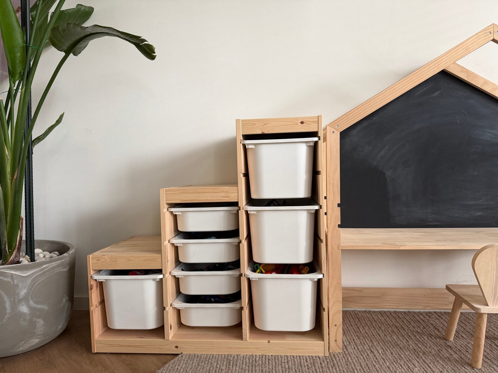 IKEA TROFAST Opbergcombinatie met Bakken, Ophalen, Zo goed als nieuw, Kast