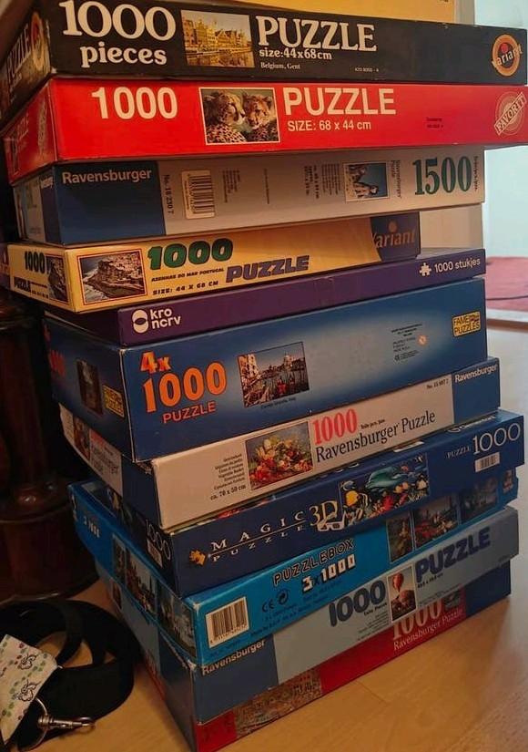 Puzzels diverse varianten, Ophalen of Verzenden, 500 t/m 1500 stukjes, Zo goed als nieuw