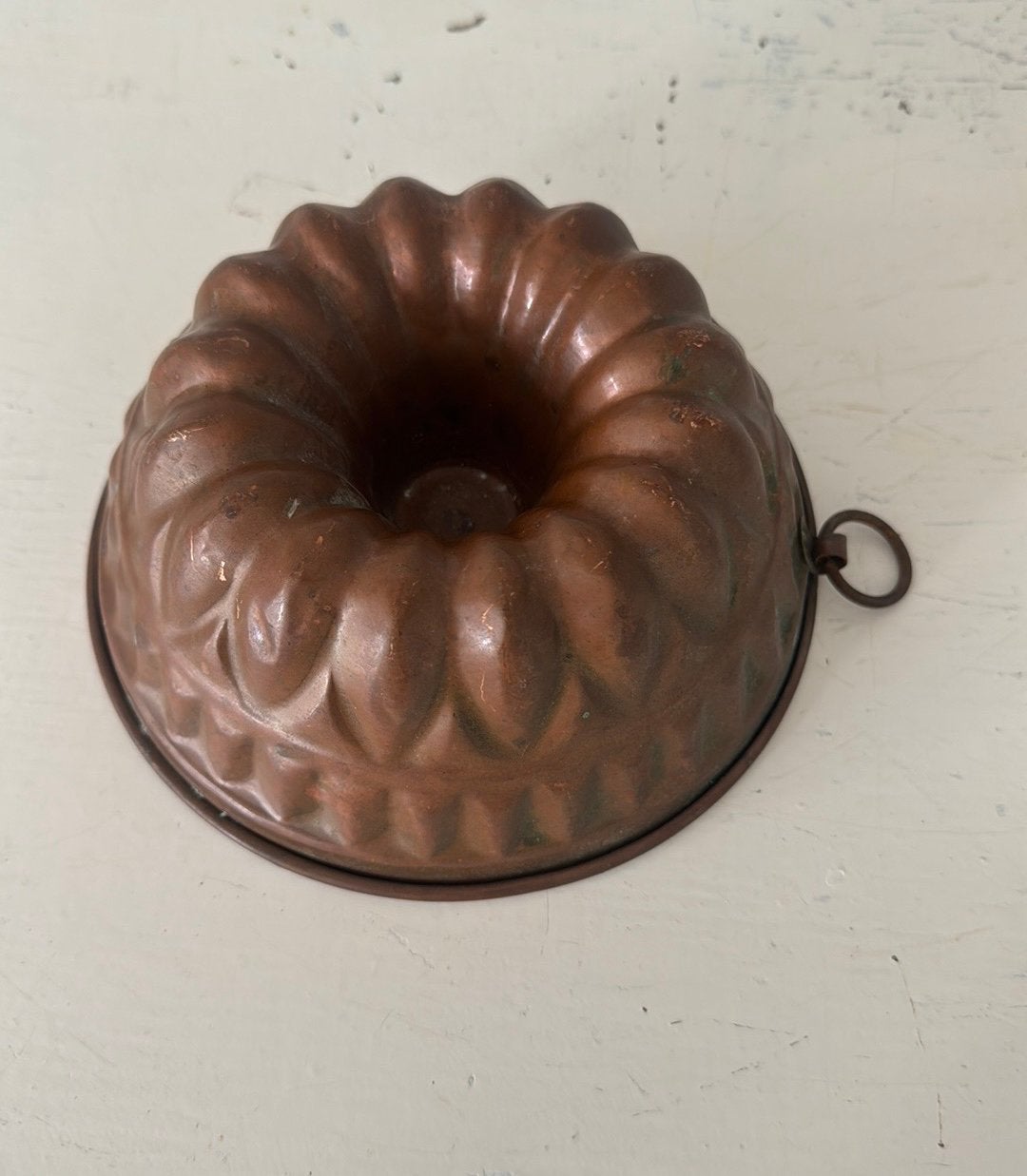 Prachtige antieke koperen tulbandvorm, pudding Brocante, Ophalen of Verzenden