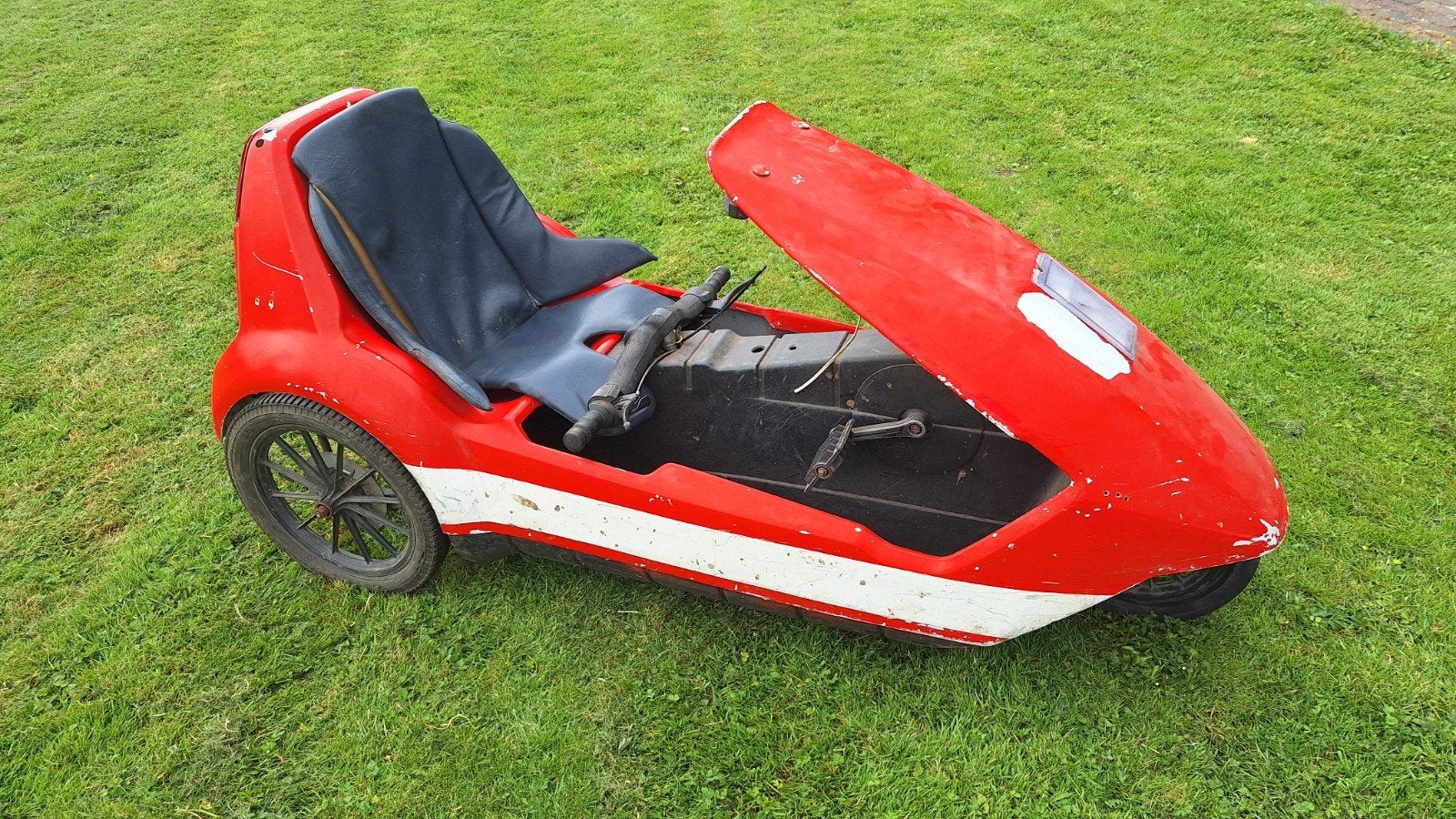 Sinclair C5 ligfiets voor onderdelen, Ophalen, Gebruikt