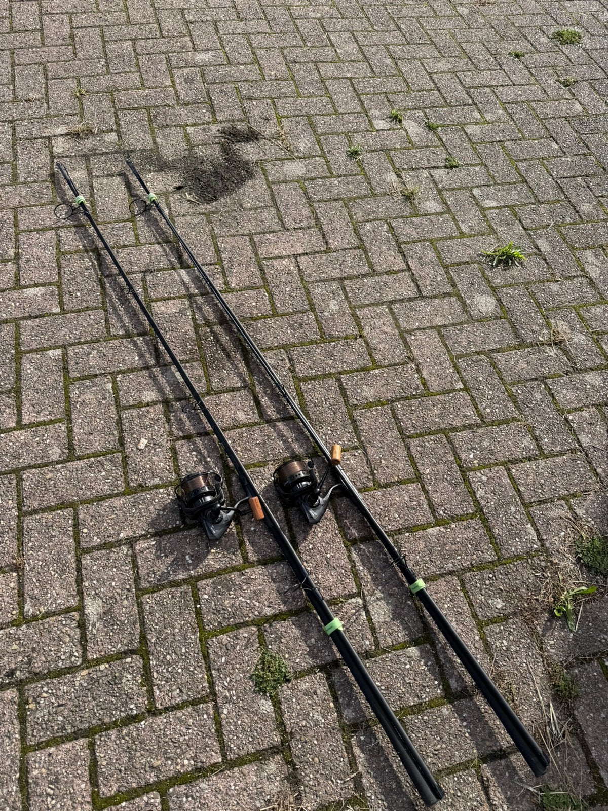 Jrc cocoon 2g 12ft hengels met sonik molens, Ophalen, Gebruikt, Werphengel