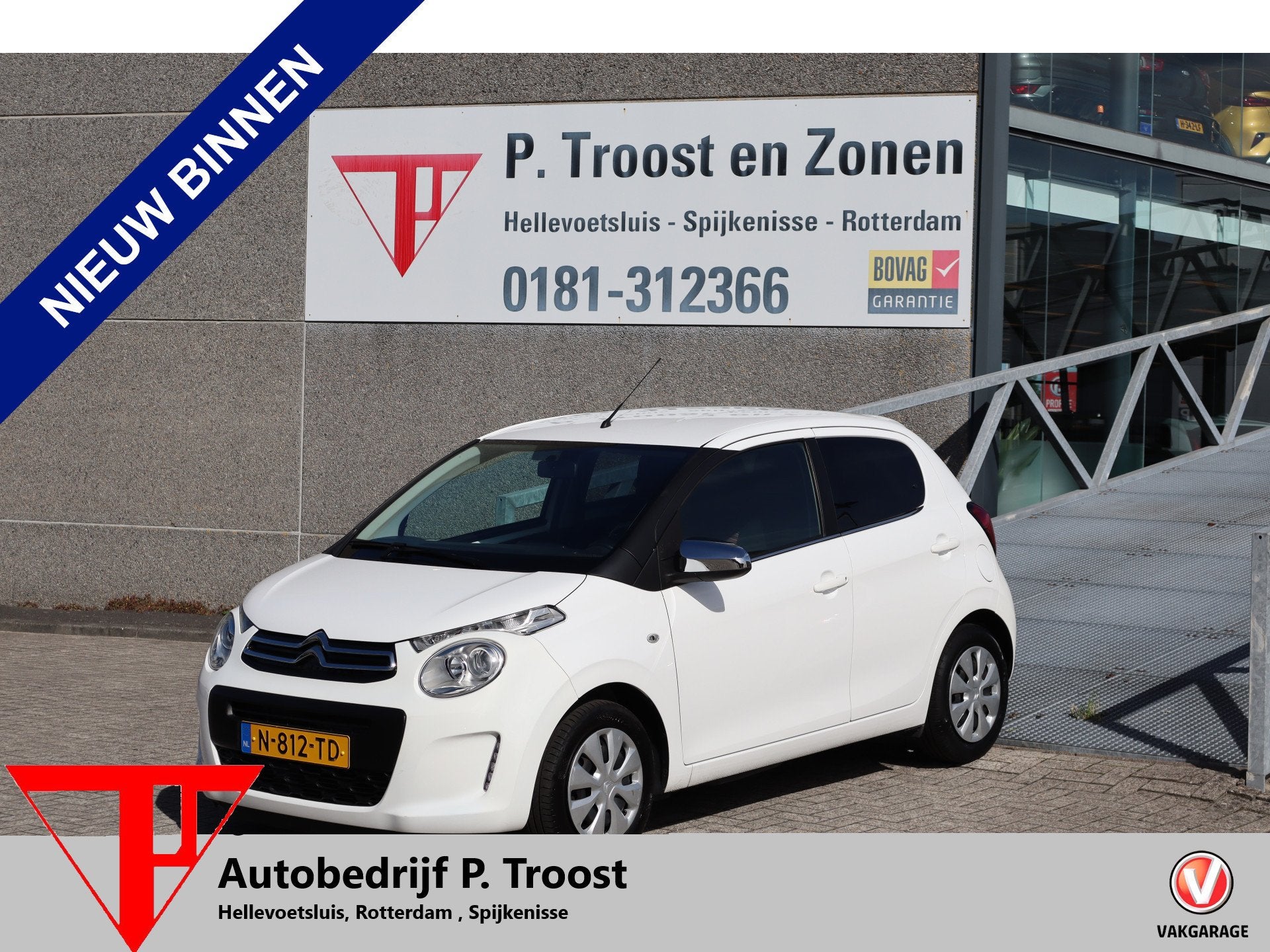 Citroën C1 1.0 VTi Nederlandse auto/Apple carplay/Achteruit, Auto's, Voorwielaandrijving, 12 maanden, Stof, Gebruikt