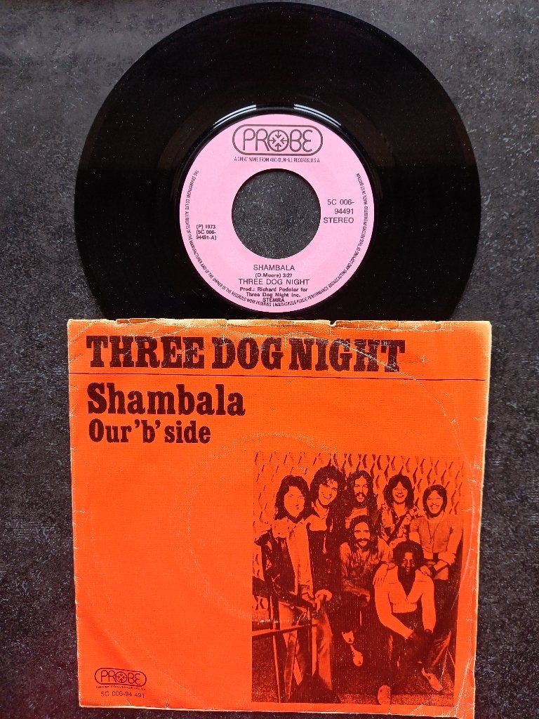 Three Dog Night - Shambala 1973, Cd's en Dvd's, Vinyl Singles, Gebruikt, 7 inch, Ophalen of Verzenden, Pop