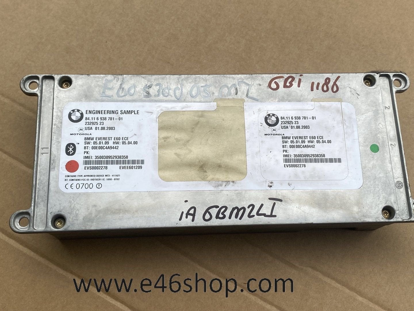 BLEUTOOTH module BMW E60 E61 oem 6938781, Ophalen of Verzenden, -, -, -