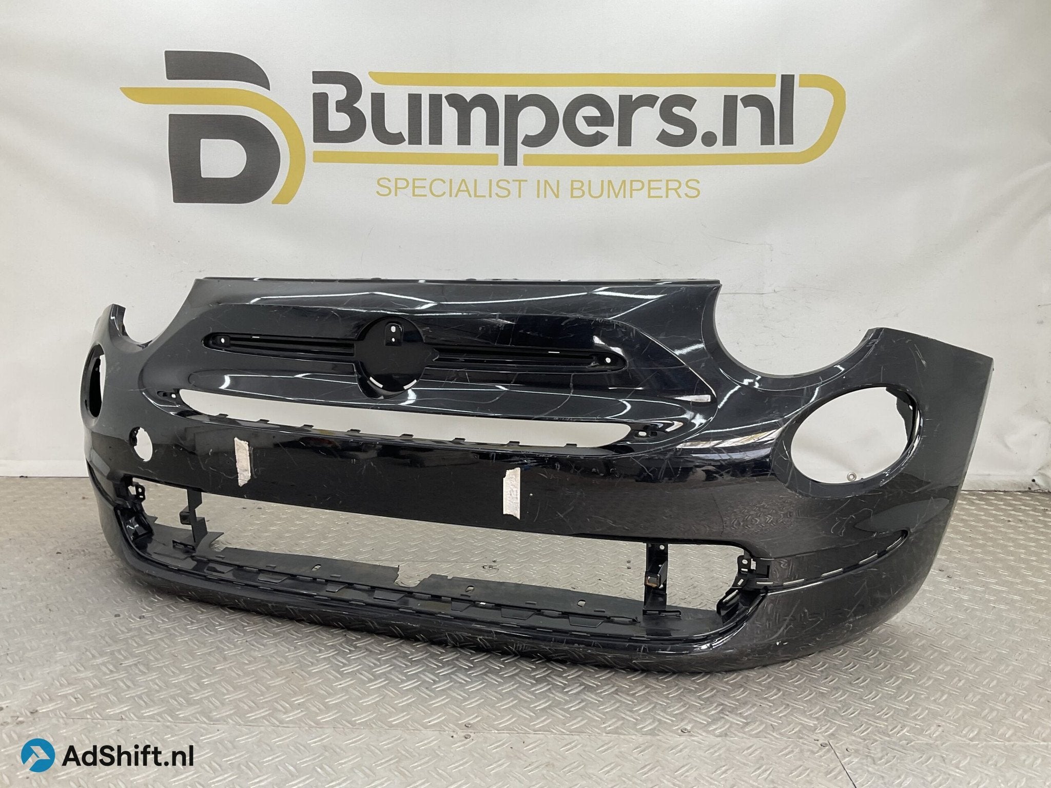 Bumper Fiat 500 Lounge Facelift 16-23 735619491 Voorbumper B, Bumper