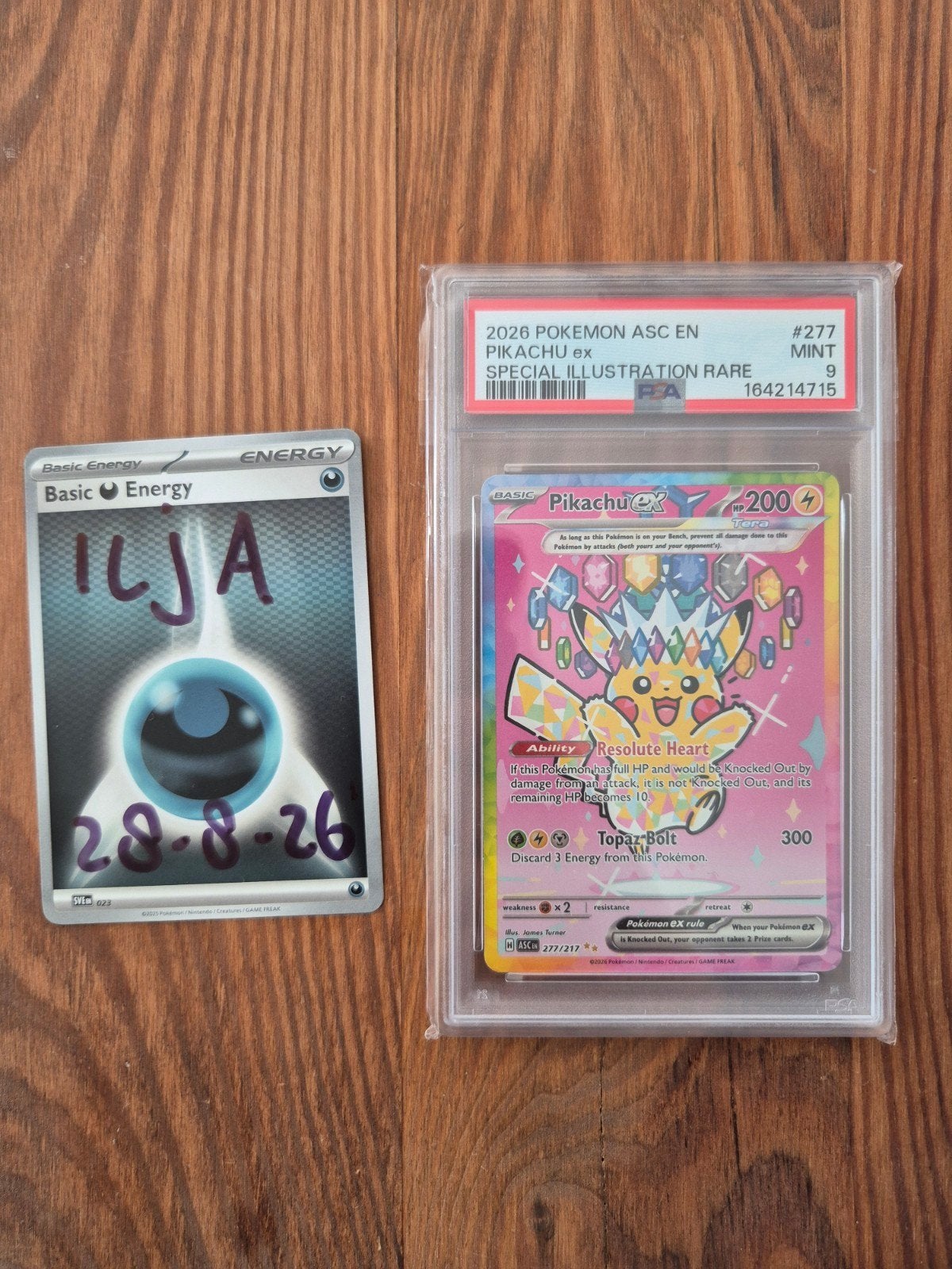 Pikachu ASC 277 PSA 9, Hobby en Vrije tijd, Verzamelkaartspellen | Pokémon, Ophalen of Verzenden, Nieuw, Losse kaart