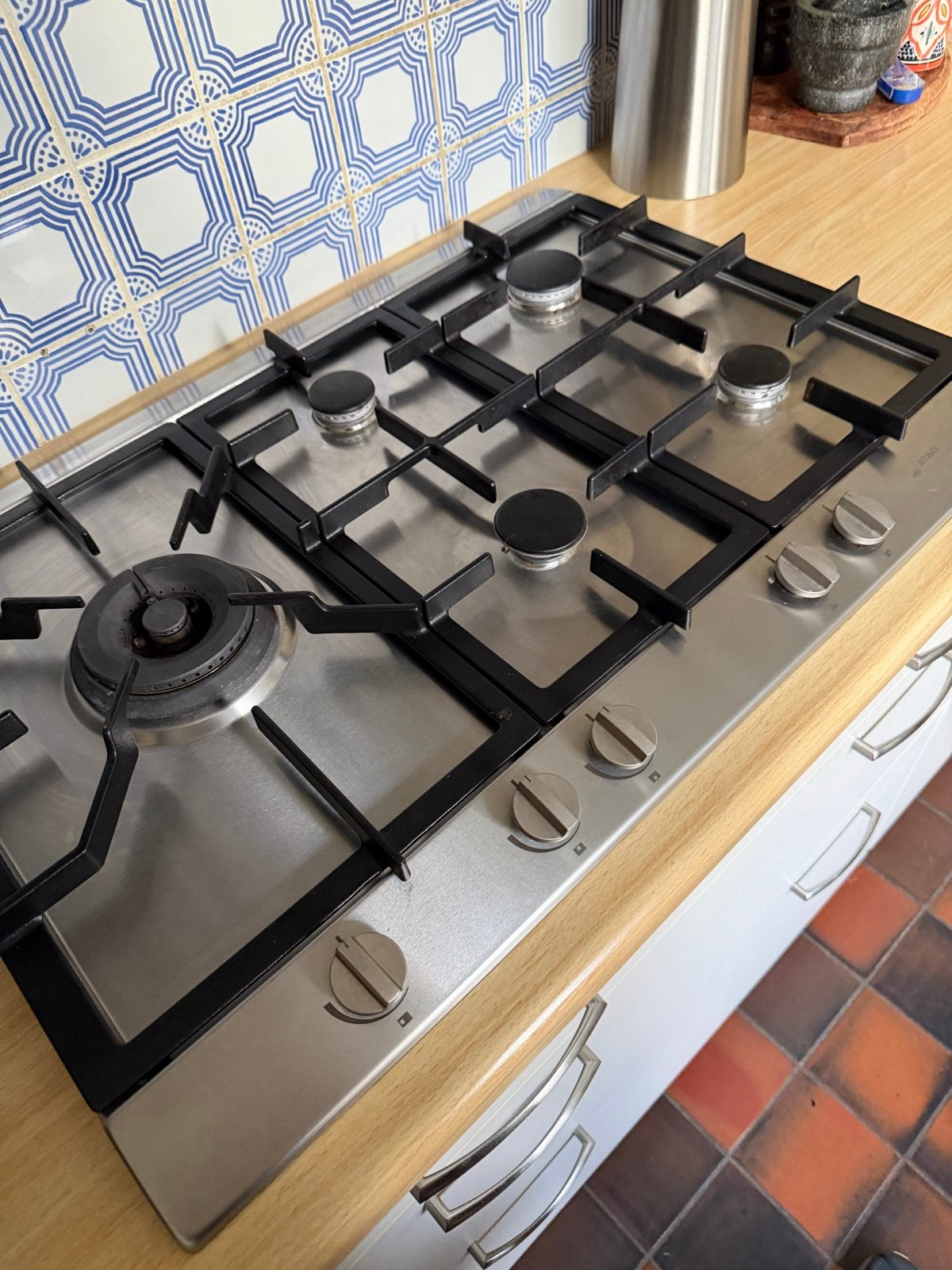 ATAG Inbouw Gasfornuis met 5 Kookzones - Gebruikt, Ophalen, Gebruikt, Minder dan 85 cm, 60 cm of meer