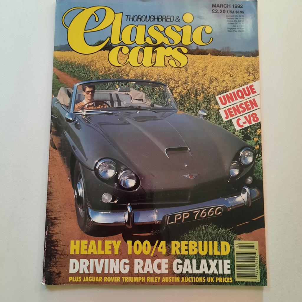Thoroughbred &  Classic Cars, maart 1992, Ophalen of Verzenden, Zo goed als nieuw, Ford