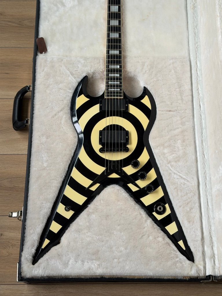 Gibson Custom Shop Zakk Wylde Signature ZV Bullseye (2008), Muziek en Instrumenten, Ophalen of Verzenden, Zo goed als nieuw, Solid body