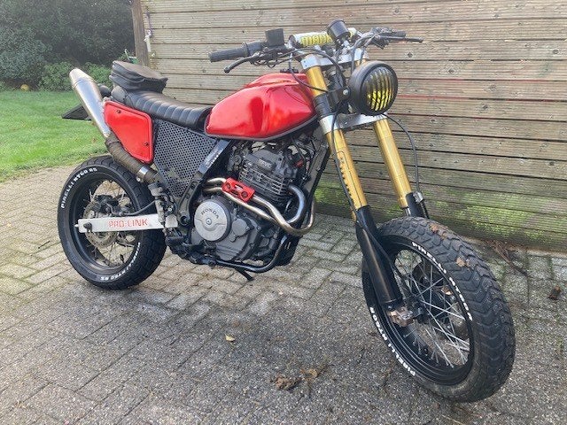 Honda Dominator 650 - custom build, Motoren, Occasion, Particulier, Enduro, Minimaal motorrijbewijs A2