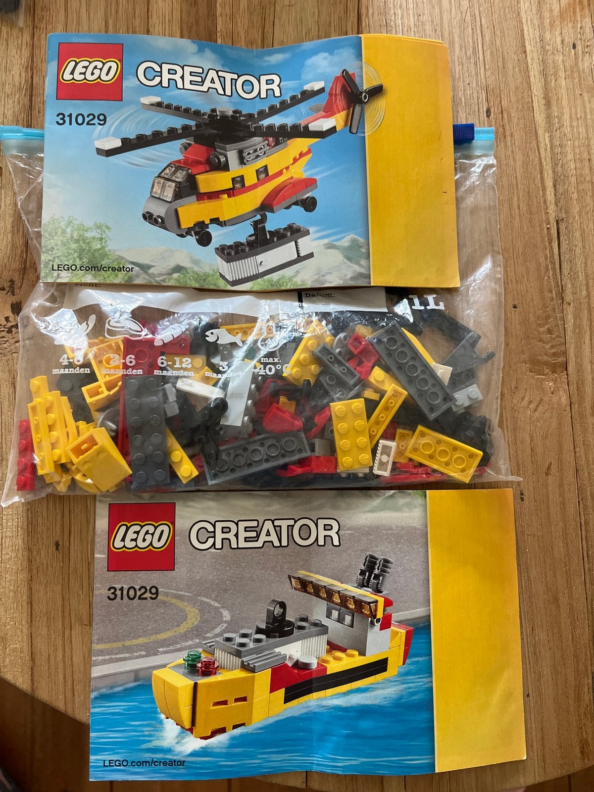 LEGO Creator 31029: Helikopter en Boot (3-in-1), Ophalen, Gebruikt