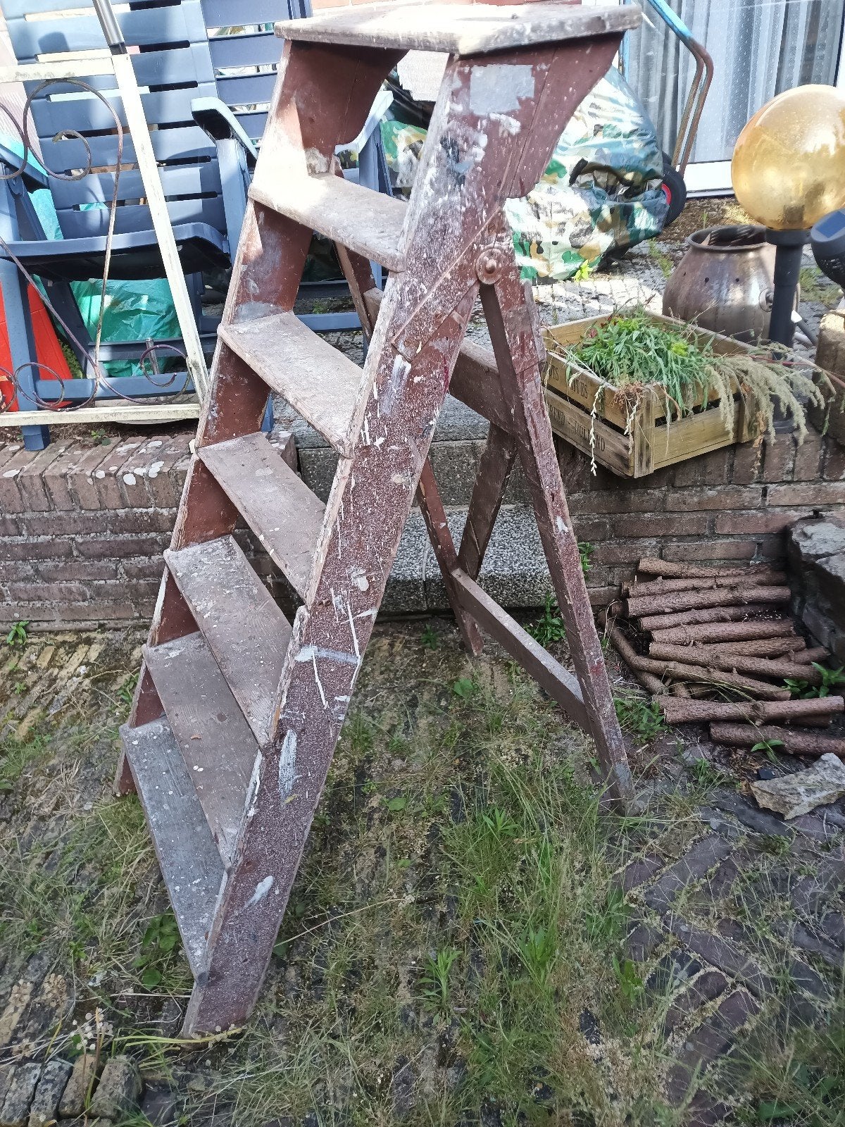 Schilderstrap, Ophalen, Minder dan 2 meter