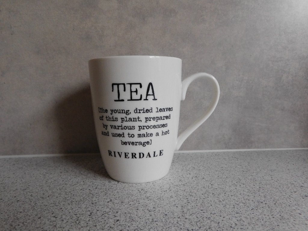Mok 300 ml. Tea Riverdale Collection, Ophalen of Verzenden, Zo goed als nieuw, Overige stijlen, Kop(pen) en/of Schotel(s)